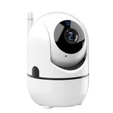 ZELURXX Babyfoon, 1080P HD-camera, nachtzicht, bewegingsdetectie, tweewegs audio, 355° pan- en kantelbereik, bediening via smartphone-app, gezinsdeling