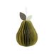 Icecat Suspension poire papier alvéolé vert 8,5 cm
