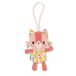 Lilliputiens Jeanne Le Chat Charm Bagagelabel Roze 16 cm