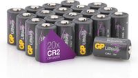 GP Extra Lithium CR2 batterij - 20 stuks