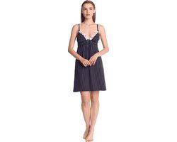 Vive Maria French Dandy negligé Nachtshirt zwart-wit M
