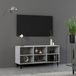 Maison Exclusive - meuble TV avec pieds en métal, couleur béton, 103,5 x 30 x 50 cm