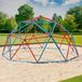 DomeClimber Structure d'escalade 360 x 360 x 180 cm - Dôme d'escalade pour enfants Geodome 12 pieds - bleu/rouge