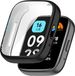 Strap-it Zacht TPU beschermhoesje - Beschermende case geschikt voor Xiaomi Redmi Watch 3 Active / Lite - zwart