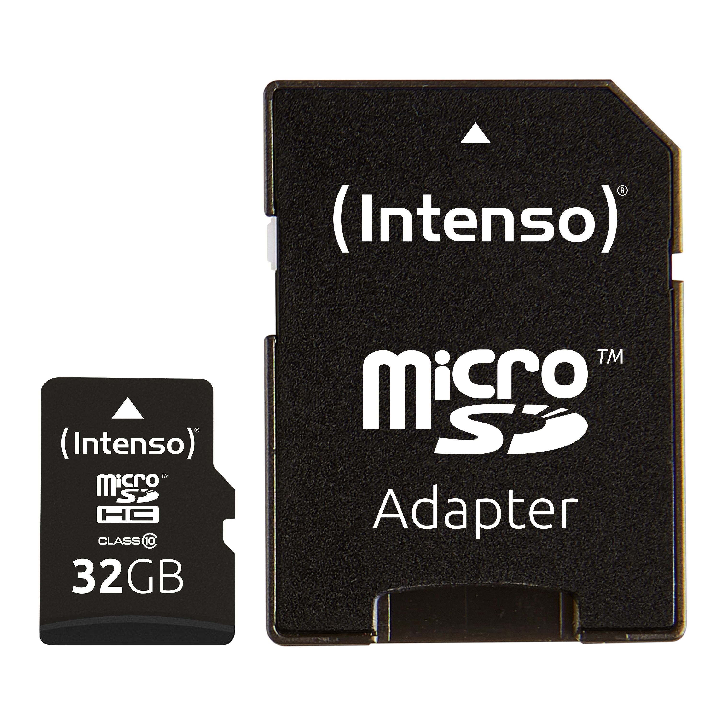 Intenso 32GB MicroSDHC Class 10 - Black