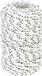 vidaXL Multifunctioneel touw 2 mm 500 m Wit Polyester