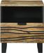 vidaXL Nachtkastje Naturel 40 x 33 x 46 cm Bewerkt Hout