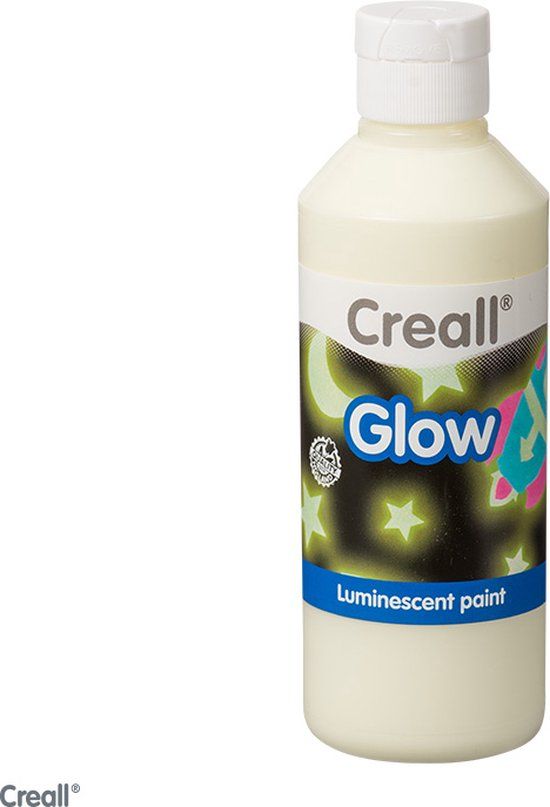 Creall Glow Lichtgevende Verf - 250ml - Groen/Geel