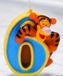 Procosy Disney Kaars Verjaardag Winnie de Poeh Nr 6