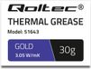 Qoltec Koelpasta 3,05 W/mK | 30g | Goud