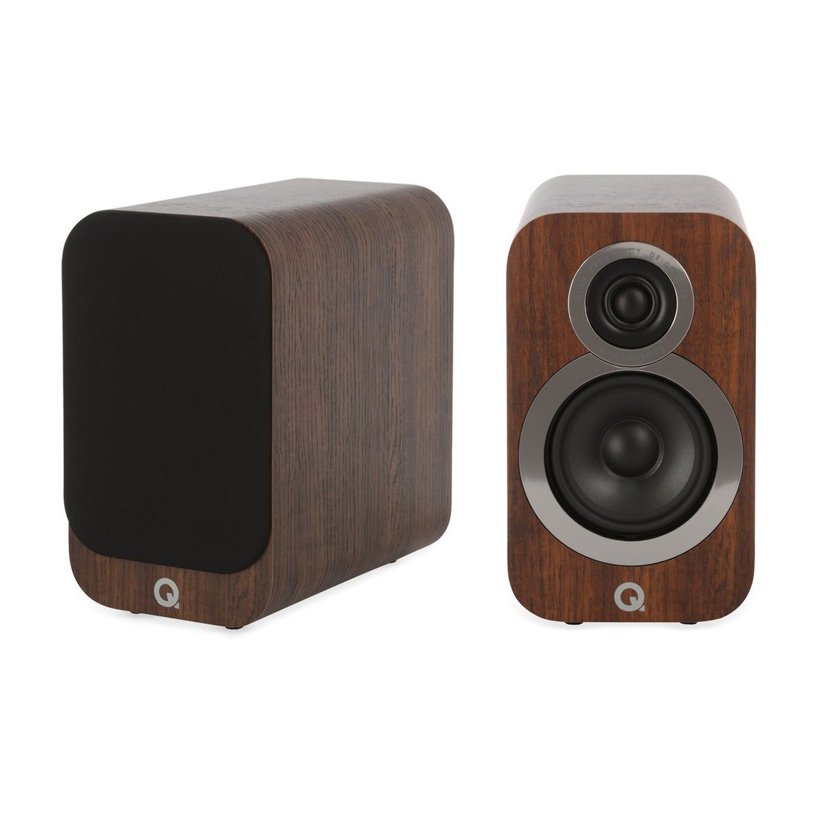 Q Acoustics 3010i Boekenplank Luidsprekers - Walnoot (per paar)