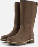 Panama Jack Dames Laarzen - Leer - Wol - Rubber - Bruin - Maat 36