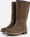 Panama Jack Dames Laarzen - Leer - Wol - Rubber - Bruin - Maat 36