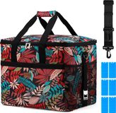 Packaway Sac isotherme isolé 4 couches - Sac à lunch 40 litres - Jungle
