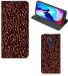 B2Ctelecom Motorola Moto G9 Play Flip Style Cover Koffiebonen