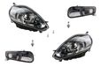Netparts24 Johns koplampen geschikt voor Fiat Punto 199_10/09- Set van linker en rechter richtingaanwijzers