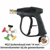 Merkloos 6 stuks - Hogedrukreinigers - Hogedrukreinigeradapter - voor Autowassen, Ramen Wassen - M22 Korte Power Waspistool - Binnendiameter 14 mm