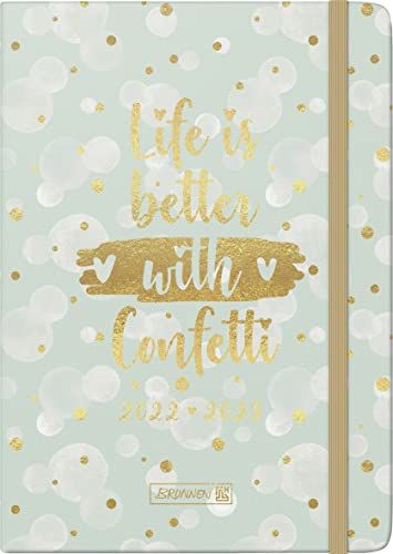 Brunnen Wochenkalender Schülerkalender 2022/2023 "Confetti" A5