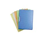 Documentvakken met clip - klem tot 30/40 vellen A4-5 stuks - kleur neongeel