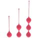 Cotoxo Belle - Boules de geisha - Set 3 pièces - silicone rouge