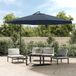 Maison Exclusive Parasol de jardin 3,5 mètre bleu