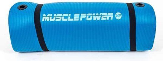 Muscle Power Yogamat - Blauw - 190 x 60 x 1.5 cm - Anti-slip