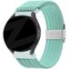 Bandz Bracelet tressé en nylon pour Garmin Approach S42 (Turquoise)