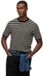 Superdry MERCHANT STRIPE TEE Heren T-shirt - Zwart