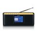 Lenco PDR-045 - Radio portable DAB+ avec Bluetooth 5.0 - Noir