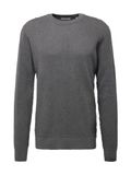 KnowledgeCotton Apparel Trui Vagn Antraciet - Maat M - Heren