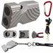 Unyqoos® sifflet de secours compact et robuste à double chambre, argent