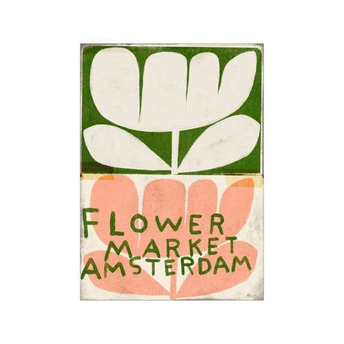 Poster & Frame Marco Marella Poster & Frame Poster - Flower Market Amsterdam (30 x 40 cm)