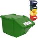Meva - Poubelle de tri sélectif - Empilable - Vert - 45L