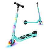 TST E-step voor kinderen van 6 tot 10 jaar, 5,3 inch (13,5 cm) met knipperende ledlampen en 3 instelbare hoogtes, 45 W motor, max. 10 km/u, maximale belasting 70 kg, elektrische step