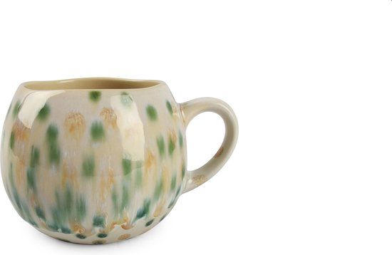 Salt&amp;Pepper Salt&Pepper Beker 46cl dotted green Muggies