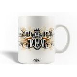 Juventus Keramische mok maniacase, voetbalclub logo zwart geel