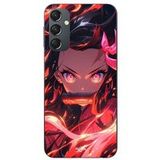 Maniacase Coque Pour Samsung galaxy A24 Demon Slayer Nezuko Kamado Manga anime