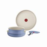 Tefal Ingenio Serenity, 4-delige Kookset, Antiaanbaklaag, Veilige Afneembare Handgreep, Stapelbaar, L829S404