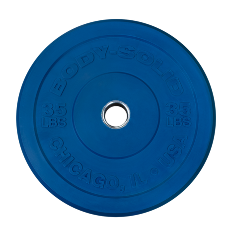 Body Solid Body Solid Chicago Extreme Olympische Bumper Plate l 20 kg l blauw