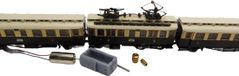 Minitrix micromotor NM064C motor ombouwset voor Minitrix ET 87, K.P.E.V. ET 831, DRG ElT 2004