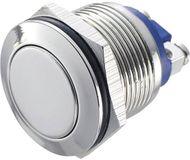 SELECT GOLD TRU COMPONENTS GQ 19F-N Vandalismebestendige druktoets 48 V/DC 2 A 1x uit/(aan) Moment IP65 1 stuk(s)