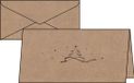 Sigel Kerstkaarten incl. envelop Kerstboom kraftliner