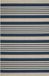 Safavieh Gestreept Binnen/Outdoor Geweven Gebiedsdeken, Courtyard collectie, CY6062, in Navy & Beige, 122 X 170 cm