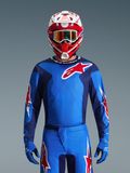 Alpinestars Maillot Fluid Grid 2026 Bleu Rouge