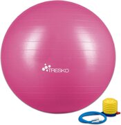 Tresko Fitnessbal met pomp - diameter 55 cm - Roze