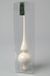 Kaemingk Decoris Kerst piek - wol wit - 26 cm - glas - glans - kerstboompiek - kerstversiering