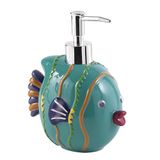 Gedy Zeepdispenser, hars, turquoise, 9,6 x 13 x 16,5