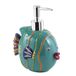 Gedy Zeepdispenser, hars, turquoise, 9,6 x 13 x 16,5
