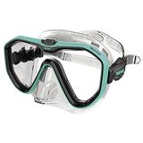 Seac Appeal, Made in Italy duikmasker met enkele lens en 3D gesp direct op het gelaatsstuk