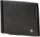 MANDARINA DUCK Leren Dollarclip Downtown Money Clip Wallet Black Zwart
